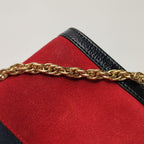 Gucci Ophidia Small Canvas Suede Leather Trimmed GG Crossbody Shoulder Bag 250702781261974