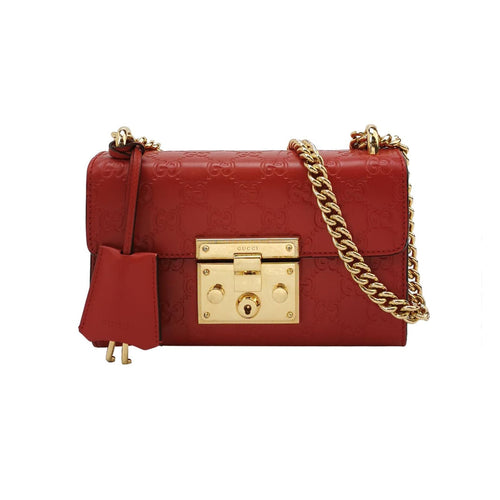 Gucci Padlock Small Leather Solid Shoulder Bag 250625781252465