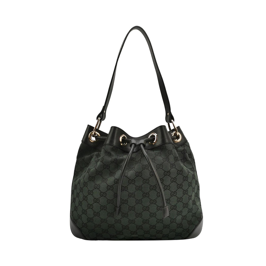 Gucci Canvas and Leather Shoulder Bag 250619781244003
