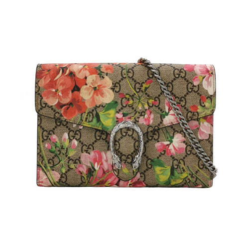 Gucci Dionysus Mini Leather Floral Print Double Tiger Head Buckle Crossbody Shoulder Bag 250615781238762