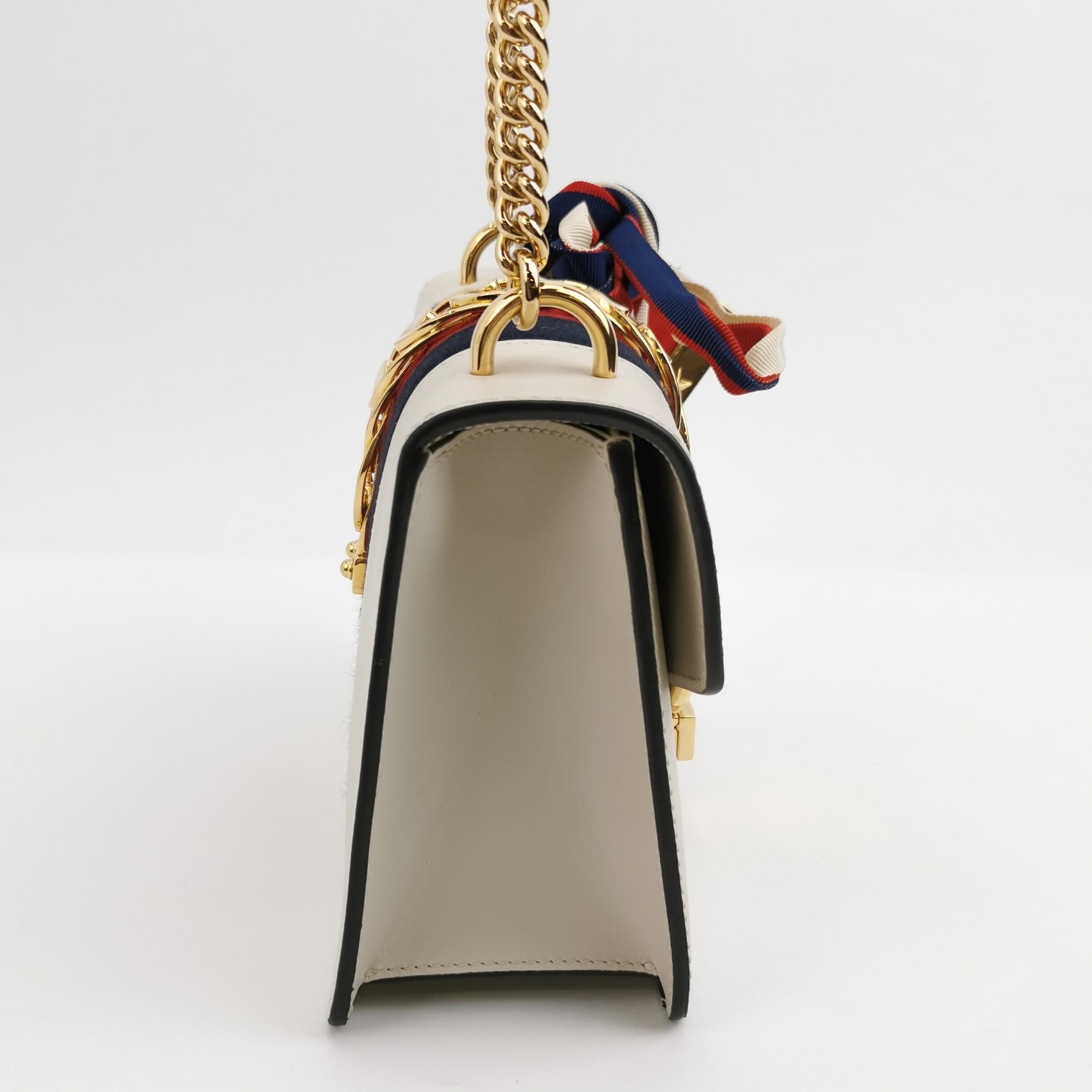 Gucci Sylvie Mini Leather and Canvas Shoulder Bag 250612781233815