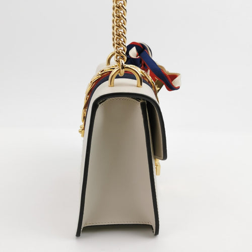Gucci Sylvie Mini Leather and Canvas Shoulder Bag 250612781233815