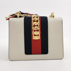 Gucci Sylvie Mini Leather and Canvas Shoulder Bag 250612781233815