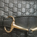 Gucci Emily Mini Leather Bag with Signature Embroidery and Tassel Horsebit Detail 250608781227817