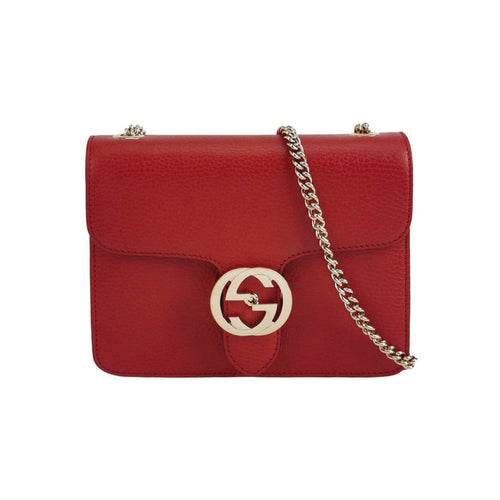 Gucci Interlocking G Leather Crossbody Shoulder Bag 250523781204868