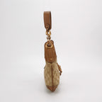 Gucci Jackie Leather Canvas GG Monogram Shoulder Bag 057851700215