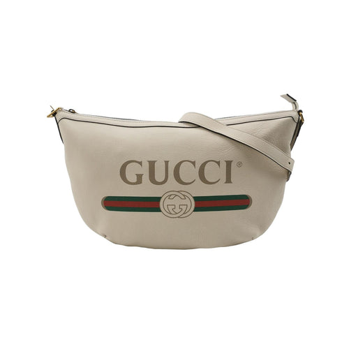 Gucci Print Leather Logo Zip Crossbody Shoulder Bag 250515781194164