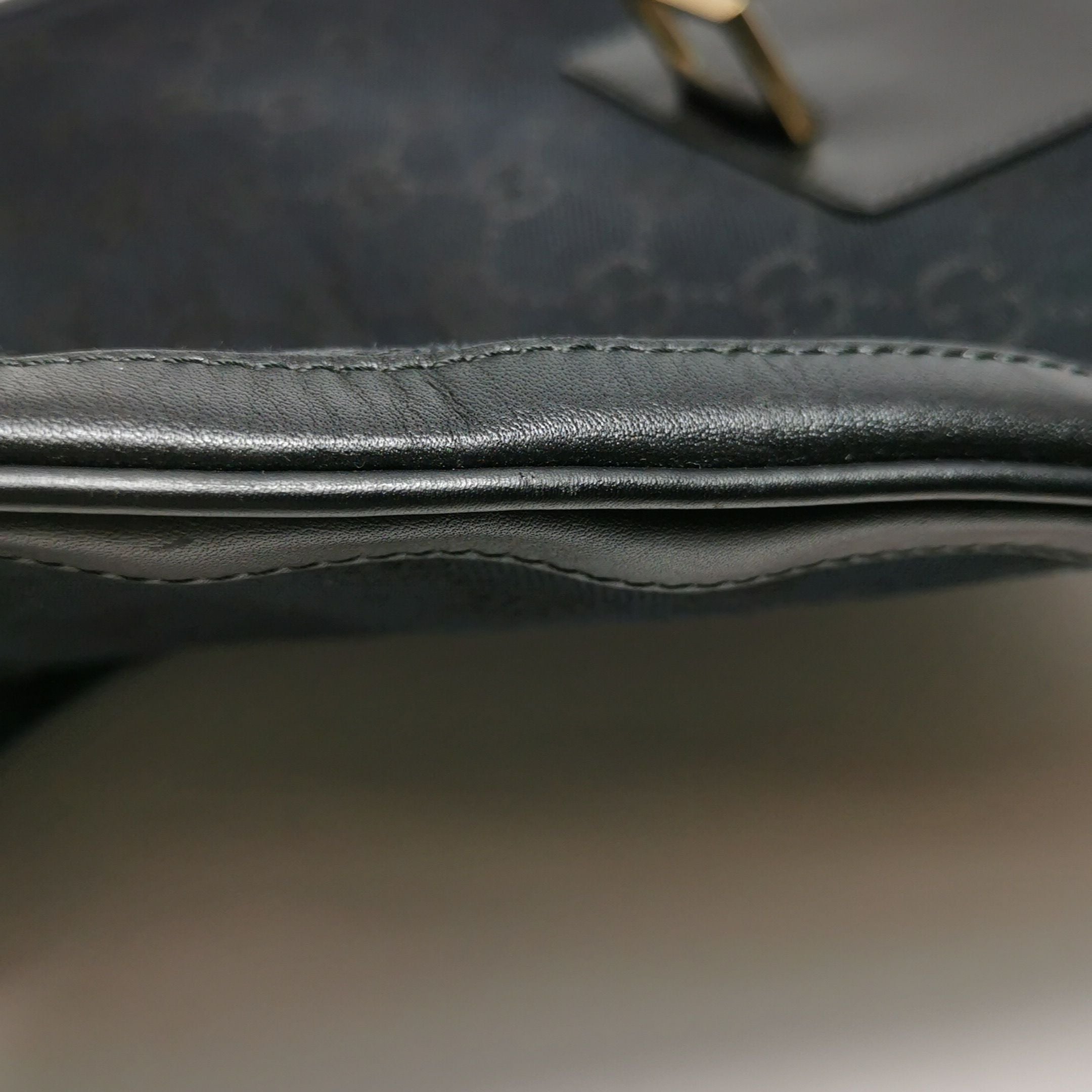 Gucci Jackie Leather and Canvas Shoulder Bag 250513781190529
