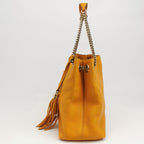 Gucci Soho Large Leather Solid Pattern GG Tote Shoulder Bag 250512781189195