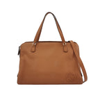 Gucci Leather Solid GG Logo Zip Shoulder Bag 250513781190155