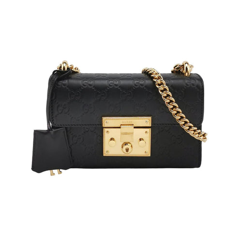 Gucci Padlock Small Leather Shoulder Bag with Signature Embossed Lock 250712781276344