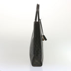 CELINE Triomphe Vertical Cabas Tote Bag PVC Black 194432  68823A