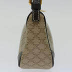 CELINE Macadam Canvas Accessory Pouch PVC Beige  68843