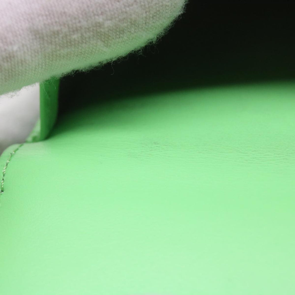 FENDI Mamma Baguette Shoulder Bag Leather Green68908A