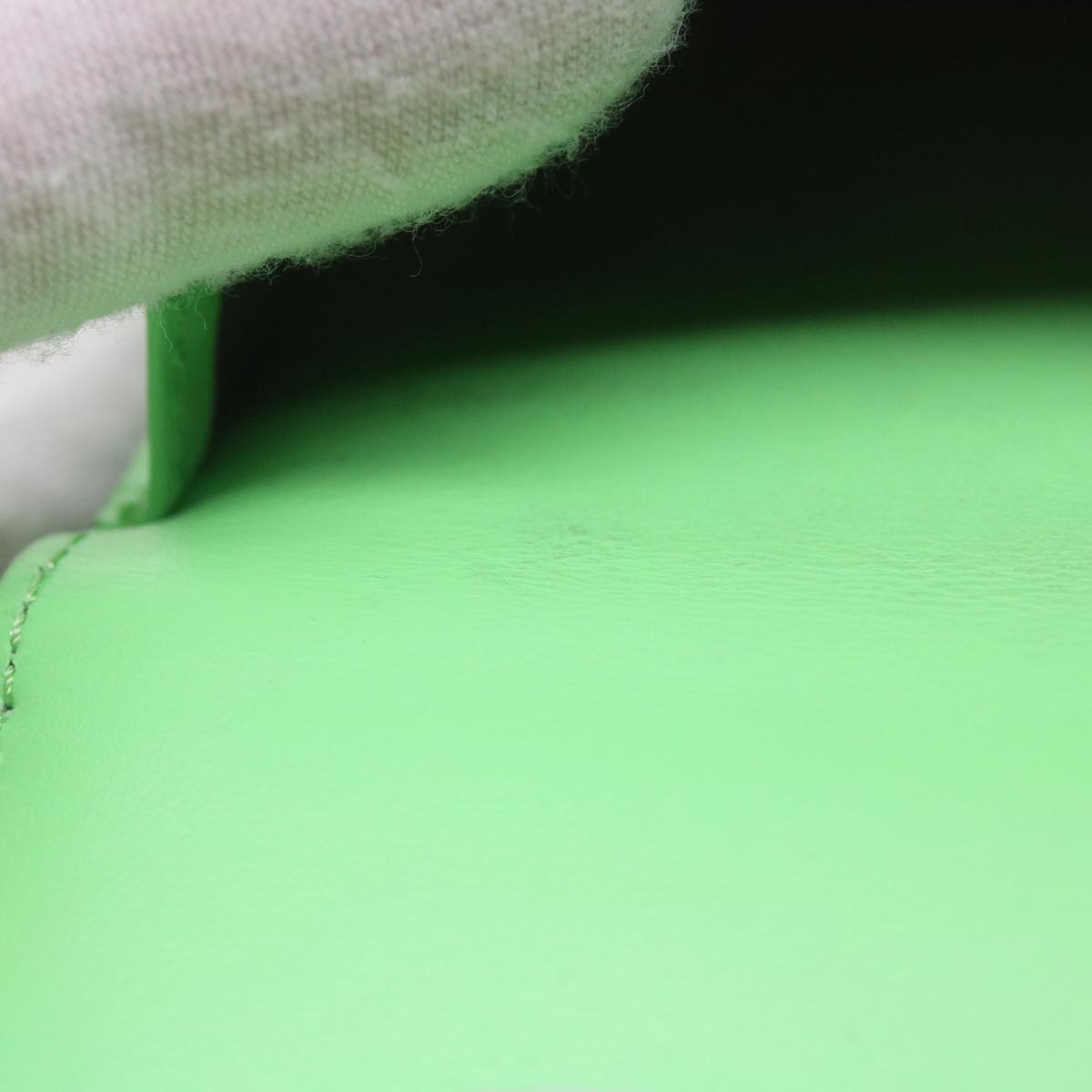 FENDI Mamma Baguette Shoulder Bag Leather Green68908A