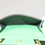 FENDI Mamma Baguette Shoulder Bag Leather Green68908A