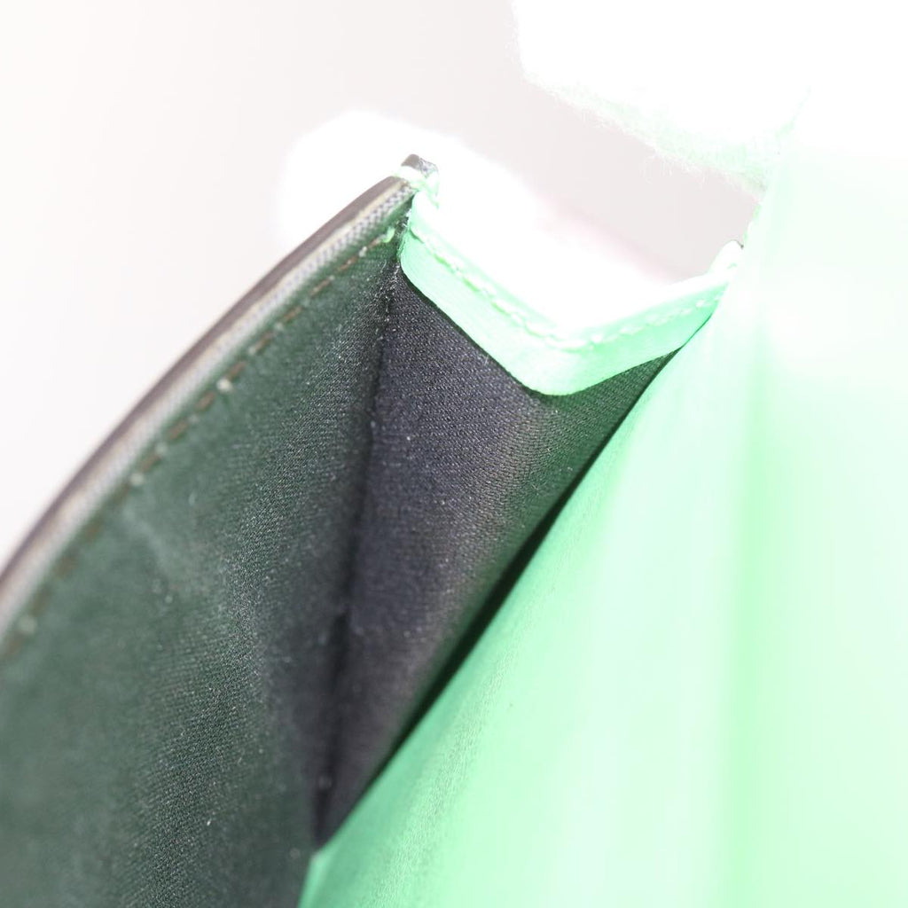 FENDI Mamma Baguette Shoulder Bag Leather Green68908A