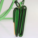 FENDI Mamma Baguette Shoulder Bag Leather Green68908A