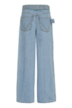 BOTTEGA VENETA Stylish Wide-Leg Denim Jeans with Removable Belt