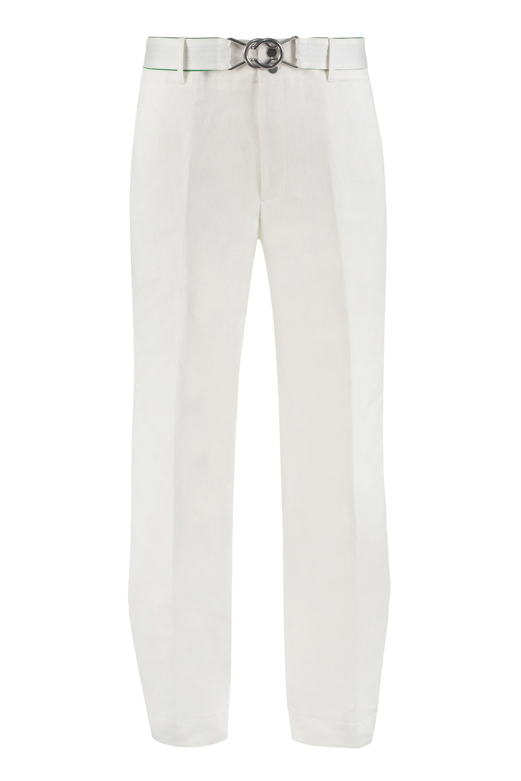 BOTTEGA VENETA Cotton Trousers with Removable Belt and Ankle Cuffs for Men