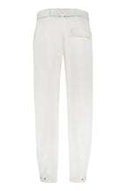 BOTTEGA VENETA Cotton Trousers with Removable Belt and Ankle Cuffs for Men