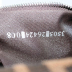 FENDI Zucca Canvas Mamma Baguette Shoulder Bag Black Brown68938A