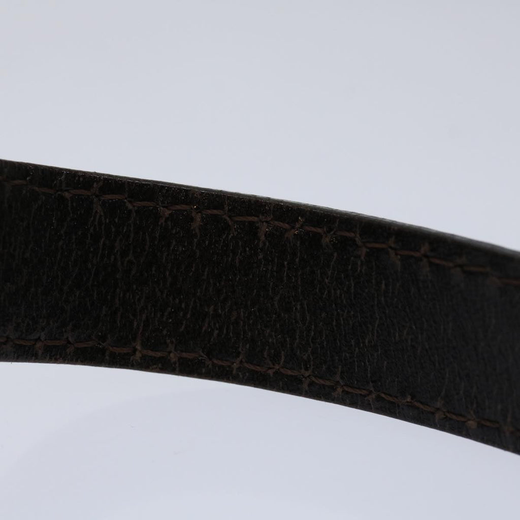 FENDI Zucca Canvas Mamma Baguette Shoulder Bag Black Brown68938A