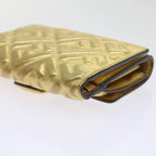 FENDI Zucca Canvas Mamma Wallet Gold68984