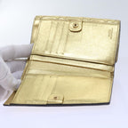 FENDI Zucca Canvas Mamma Wallet Gold68984
