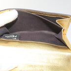 FENDI Zucca Canvas Mamma Wallet Gold68984