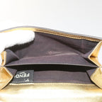 FENDI Zucca Canvas Mamma Wallet Gold68984