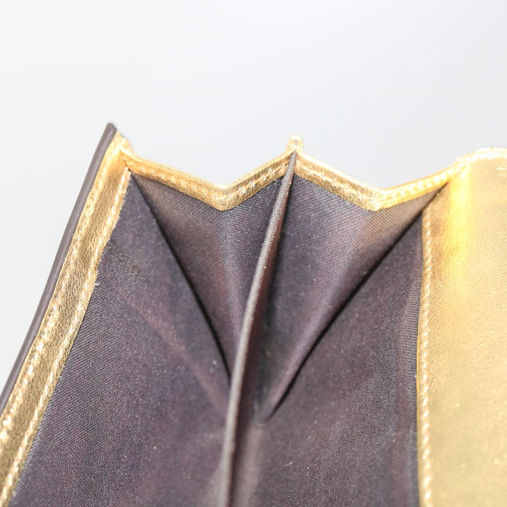 FENDI Zucca Canvas Mamma Wallet Gold68984