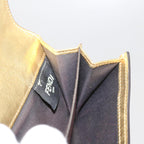 FENDI Zucca Canvas Mamma Wallet Gold68984