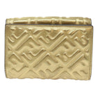 FENDI Zucca Canvas Mamma Wallet Gold68984