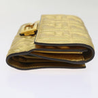 FENDI Zucca Canvas Mamma Wallet Gold68984