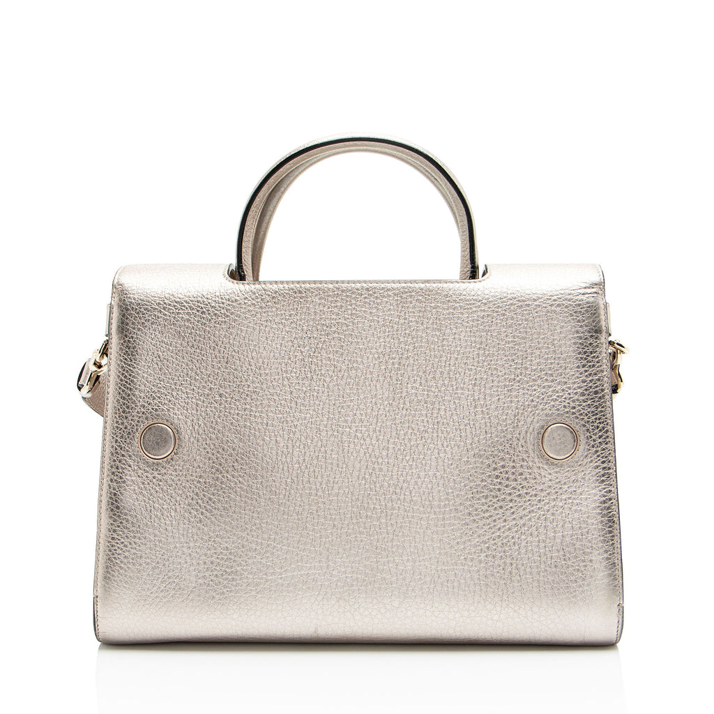 Dior Metallic Calfskin Diorever Medium Tote