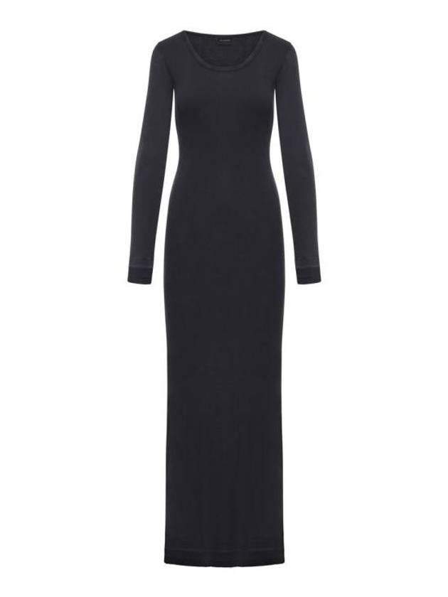 Balenciaga midi dress 791804TQVE11055 WASHED BLACK BLACK
