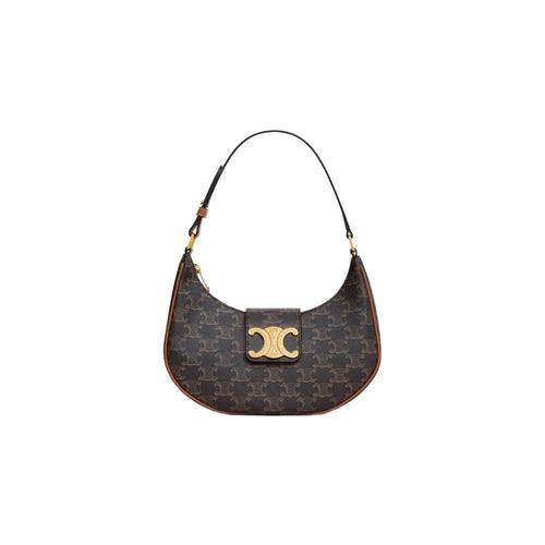 Celine Women's Ava Triomphe Bag in Brown | 114492BZJ