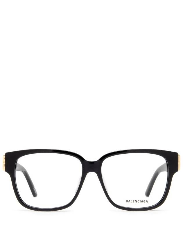 Balenciaga Women's Square Metal Glasses Brown