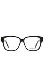 Balenciaga Women's Square Metal Glasses Brown