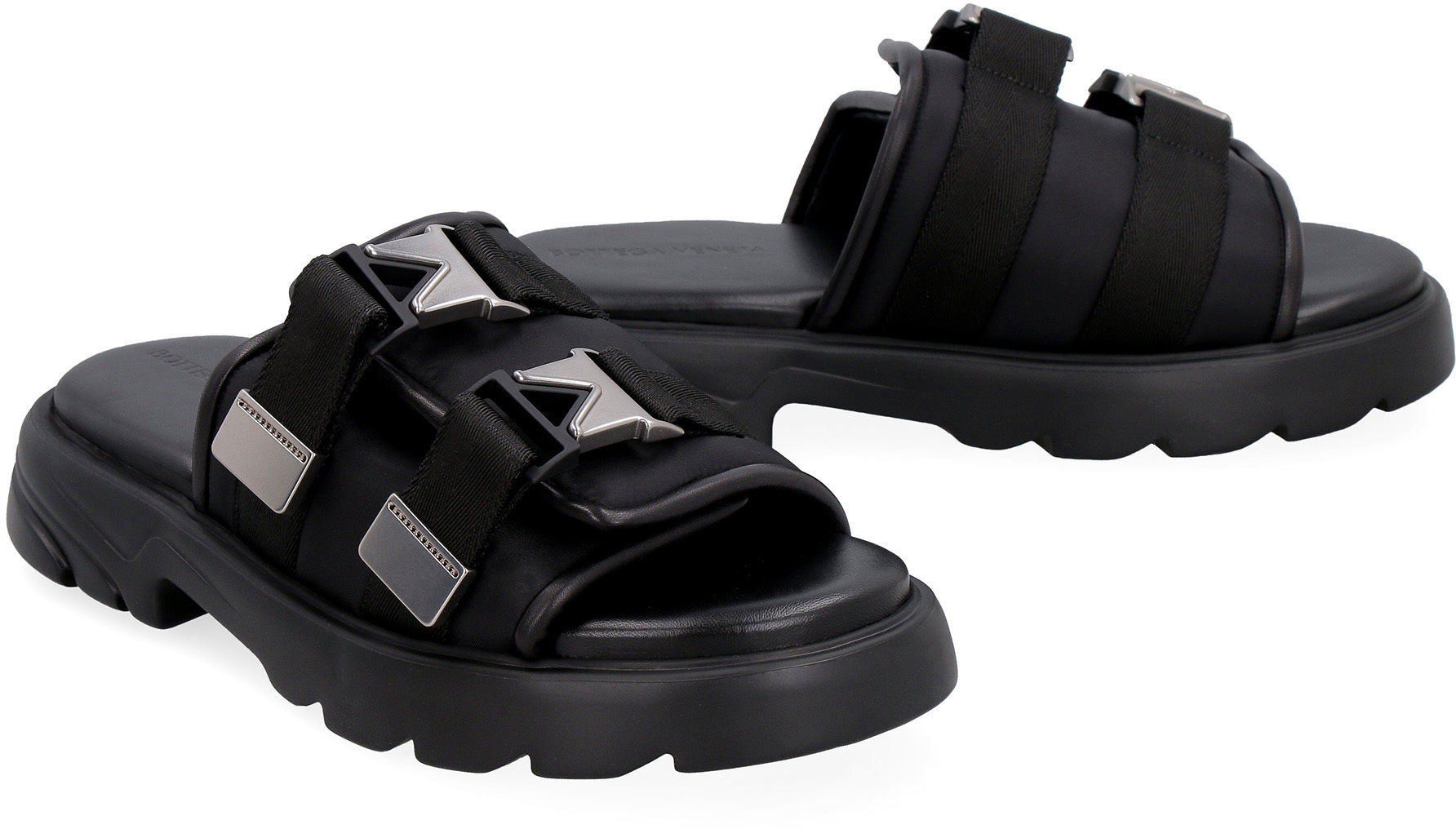 BOTTEGA VENETA Flash Technical Fabric Sandal - 4.5 cm Platform