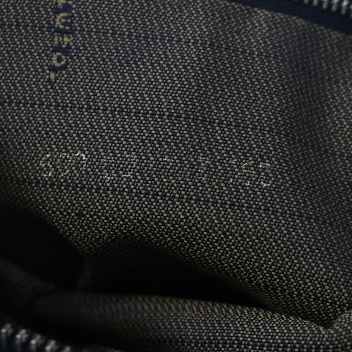 FENDI Zucca Canvas Vanity Hand Bag Brown Black69040