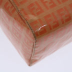 FENDI Zucchino Canvas Mamma Baguette Shoulder Bag Orange69113