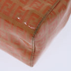 FENDI Zucchino Canvas Mamma Baguette Shoulder Bag Orange69113