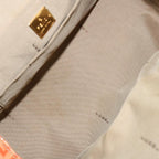 FENDI Zucchino Canvas Mamma Baguette Shoulder Bag Orange69113