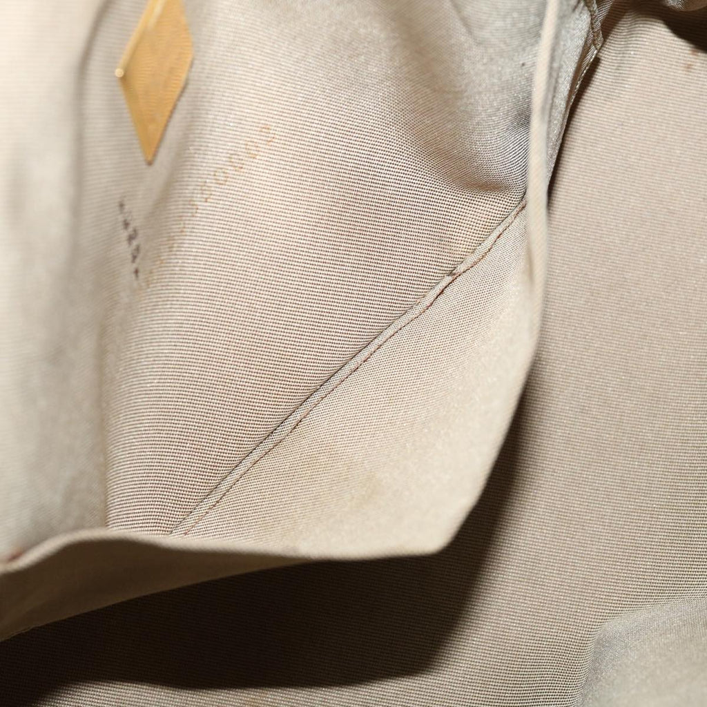 FENDI Zucchino Canvas Mamma Baguette Shoulder Bag Orange69113