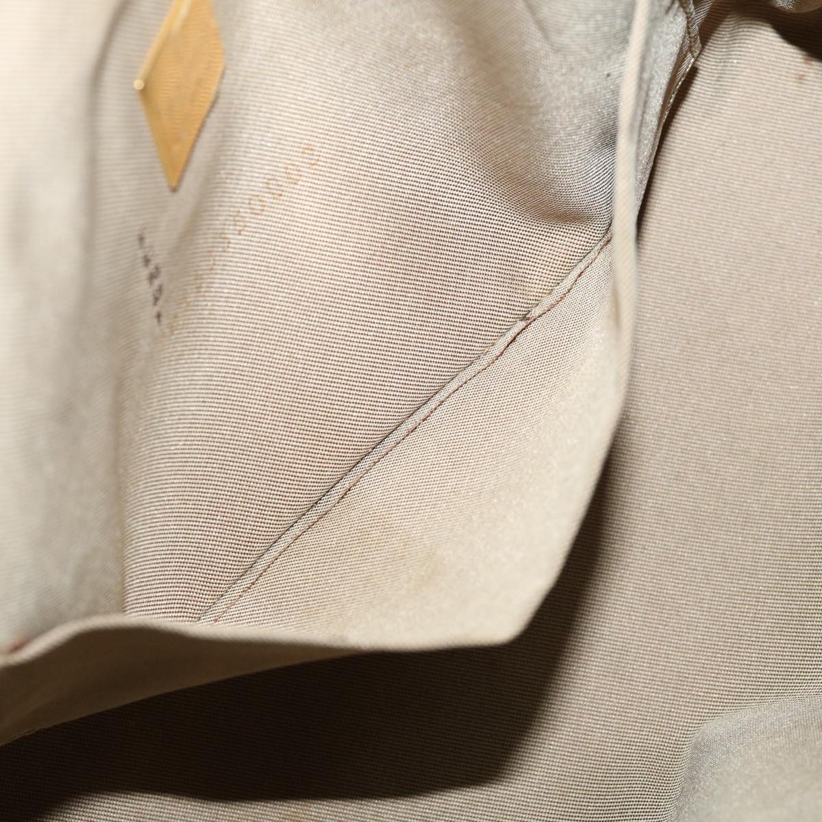 FENDI Zucchino Canvas Mamma Baguette Shoulder Bag Orange69113