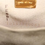 FENDI Zucchino Canvas Mamma Baguette Shoulder Bag Orange69113