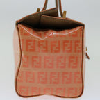 FENDI Zucchino Canvas Mamma Baguette Shoulder Bag Orange69113