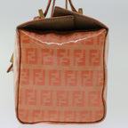 FENDI Zucchino Canvas Mamma Baguette Shoulder Bag Orange69113